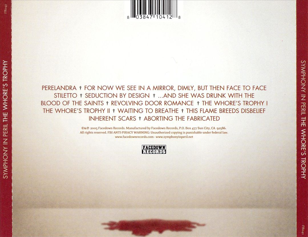 Whore's Trophy cover art