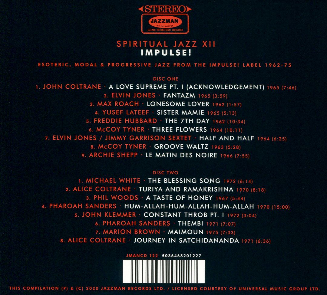 Spiritual Jazz 12: Impulse! cover art
