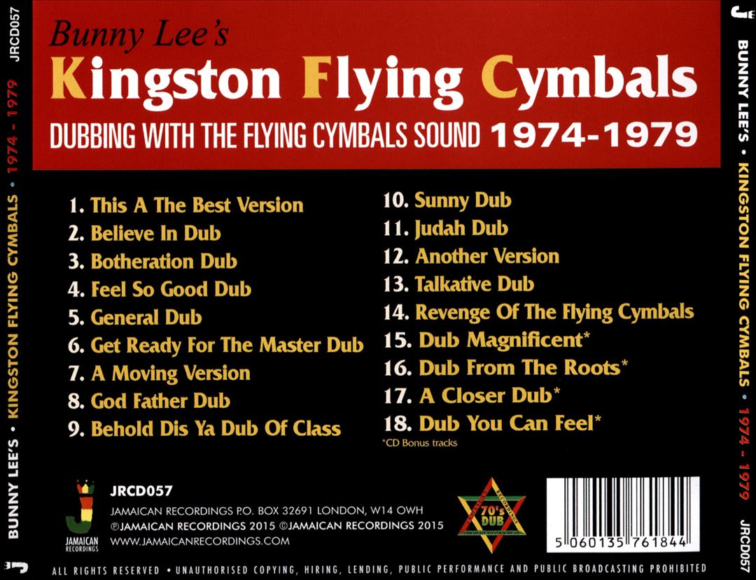 Bunny Lee's Kingston Flying Cymbals: 1974-1979 cover art