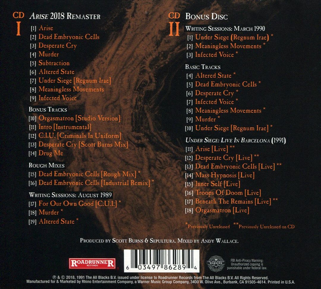 Arise cover art