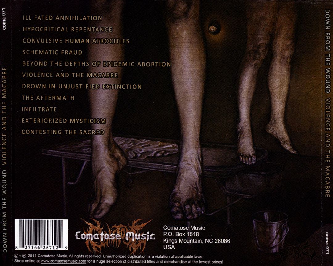 Violence and the Macabre cover art