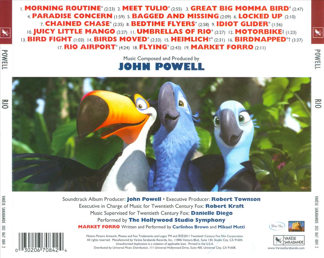 Rio [Original Score] cover art