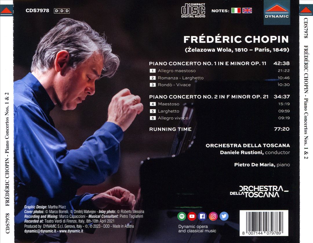Chopin: Piano Concertos Nos. 1 & 2 cover art