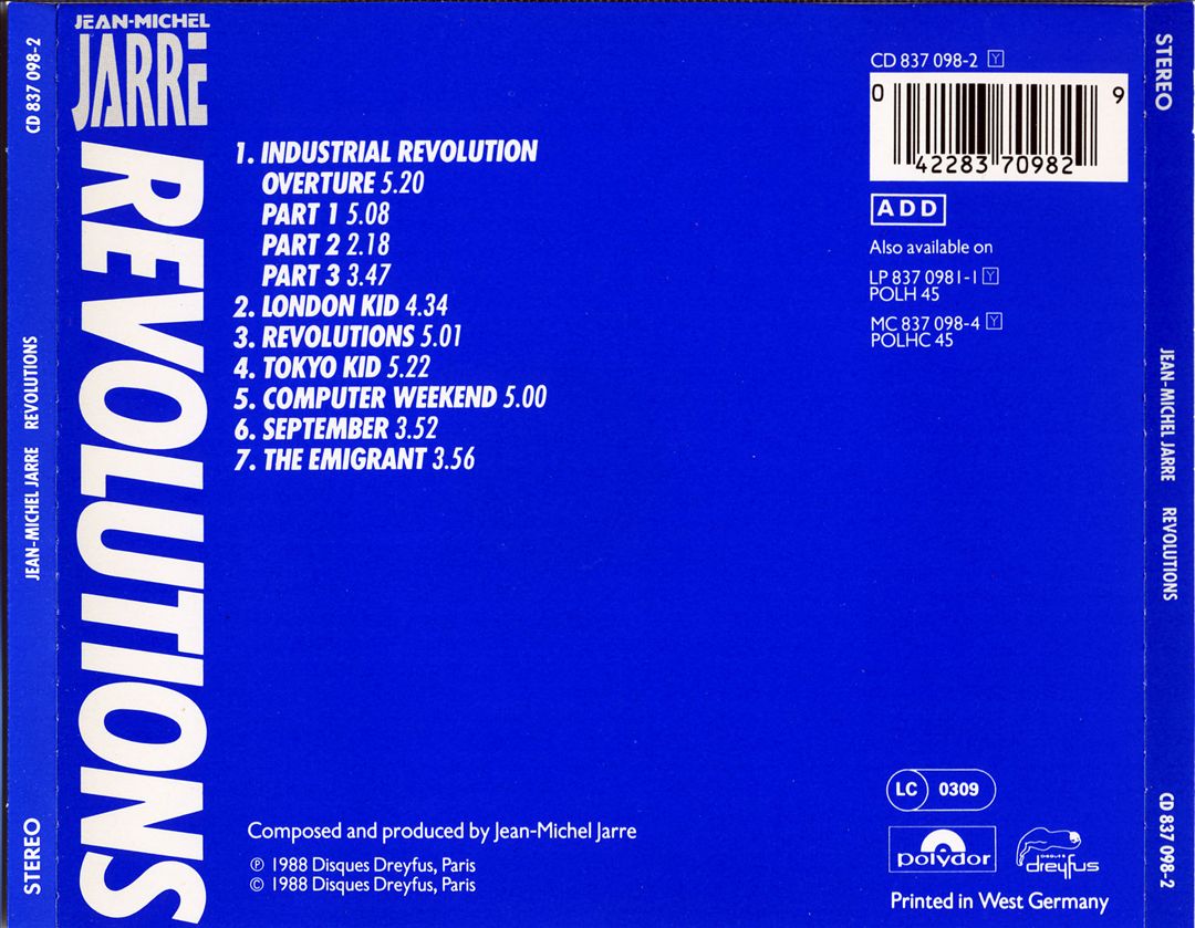 Revolutions [UK] cover art