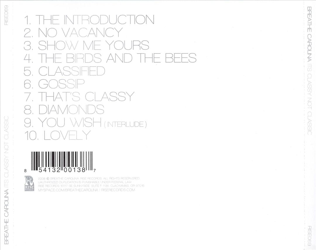 It's Classy, Not Classic cover art
