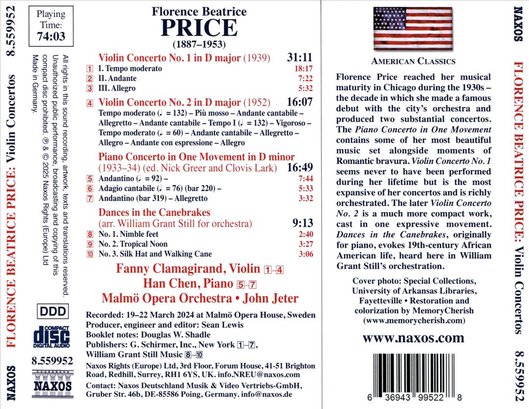 Price: Violin Concertos 1 & 2 cover art