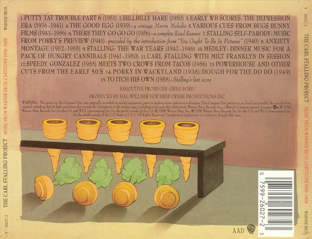 Carl Stalling Project: Music from Warner Bros. Cartoons 1936-1958 cover art
