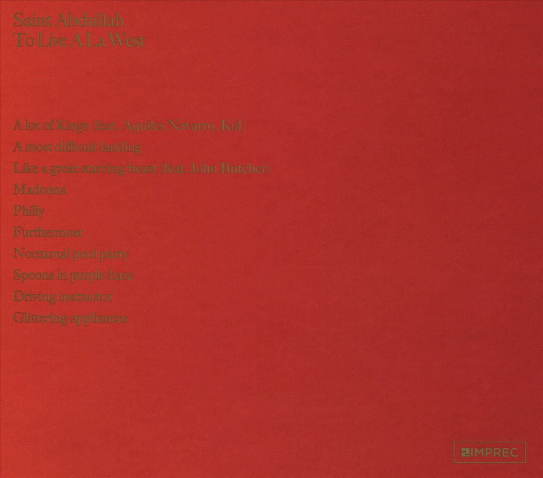 To Live a La West cover art