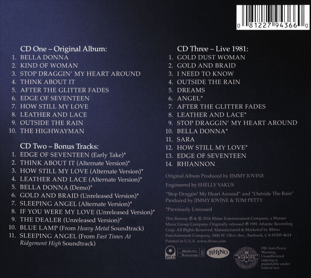 Bella Donna [Bonus Tracks] cover art