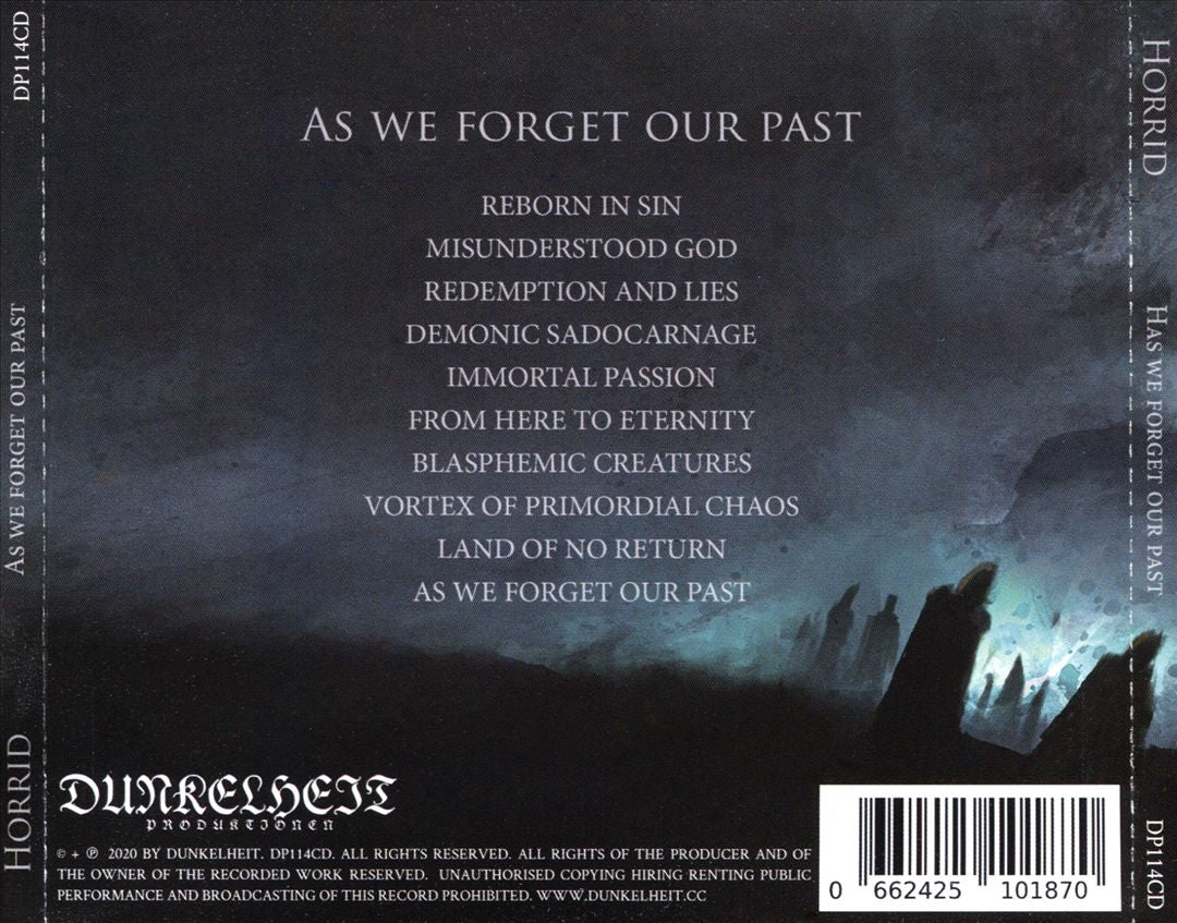 As We Forget Our Past cover art
