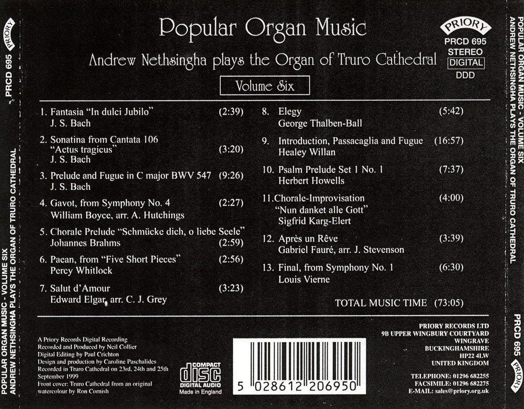 Popular Organ Music, Vol. 6 cover art