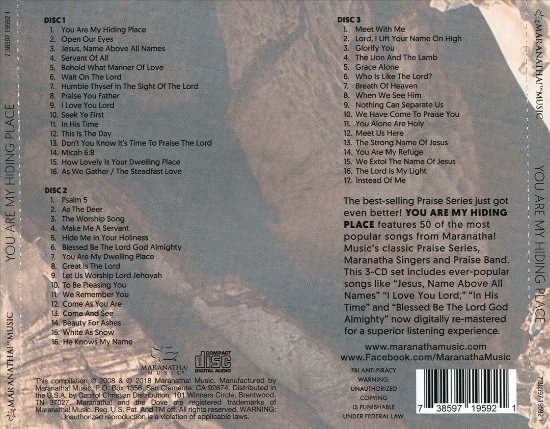 You Are My Hiding Place cover art