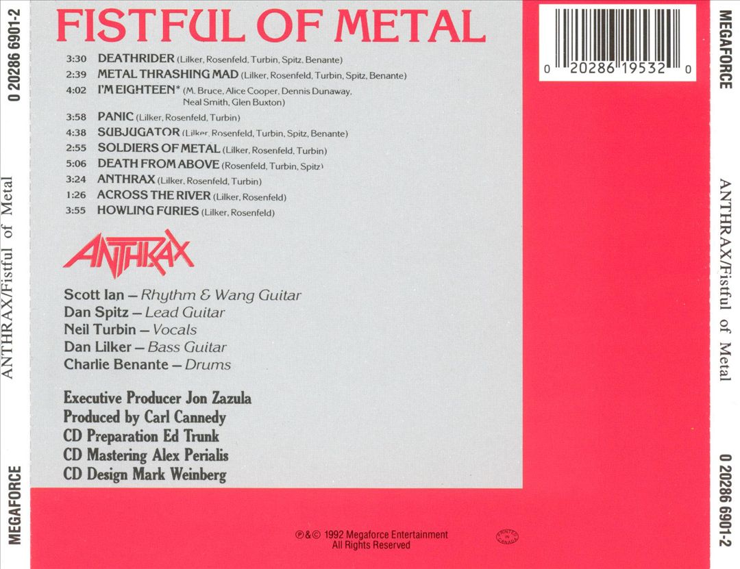Fistful of Metal cover art