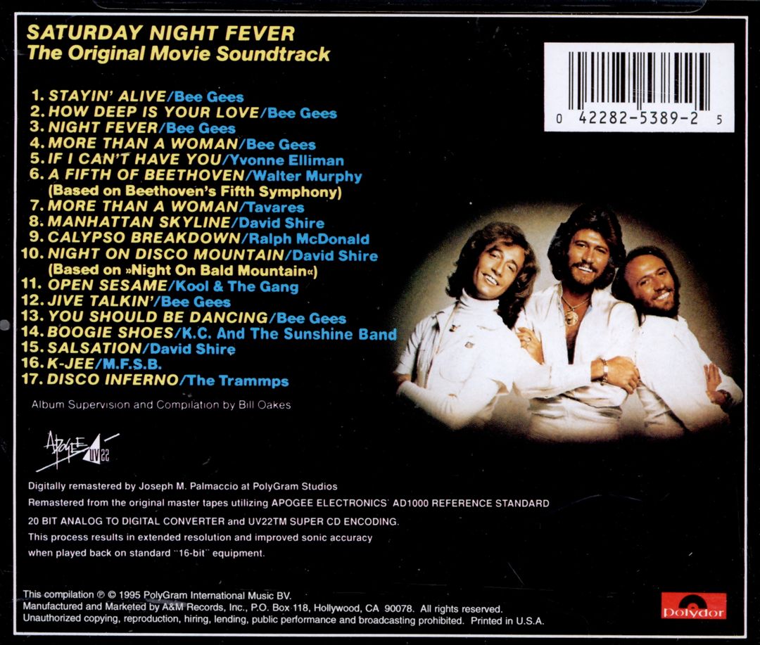 Saturday Night Fever [Original Motion Picture Soundtrack] cover art