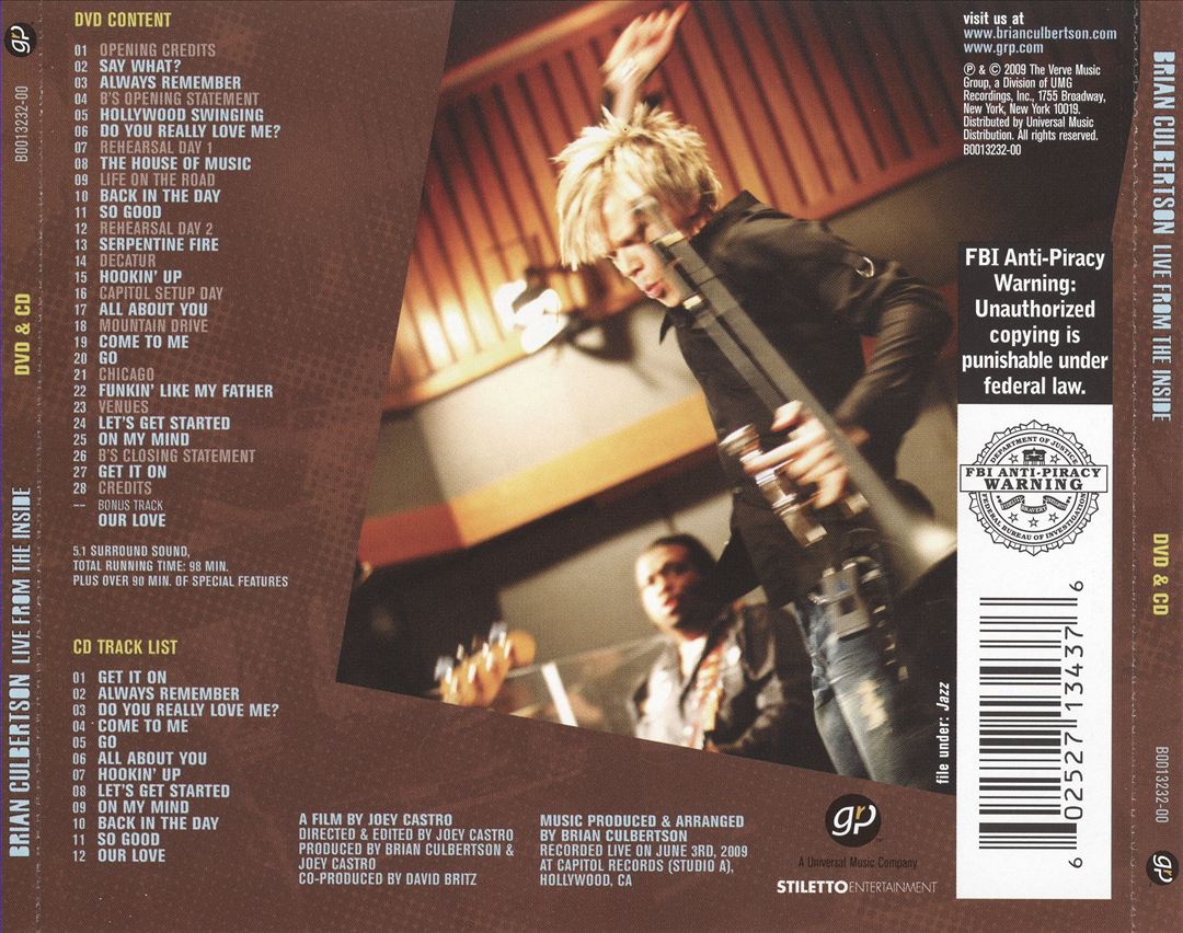 Live from the Inside cover art