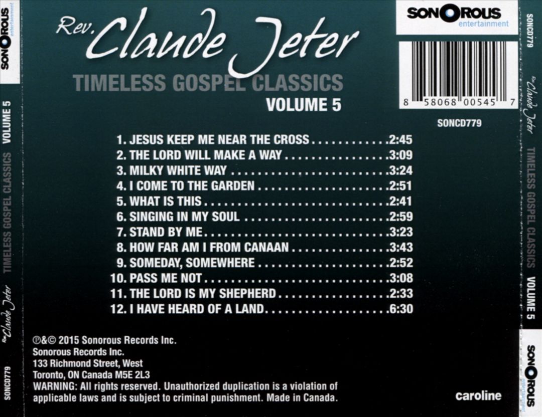 Inspirational Gospel Classics, Vol. 5 cover art