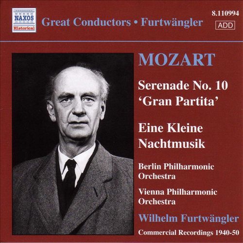 Mozart: Serenades No. 10 'Gran Partita'; Eine kleine Nachtmusik cover art