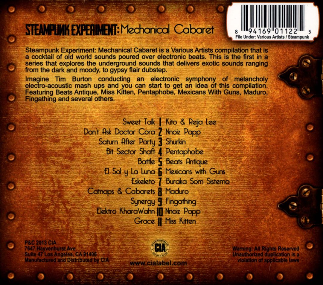 Steampunk Experiment: Mechanical Cabaret cover art