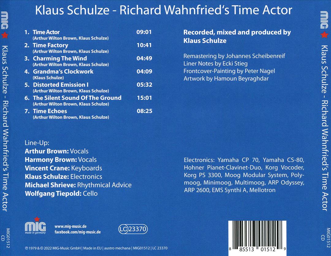 Richard Wahnfried's Time Actor cover art