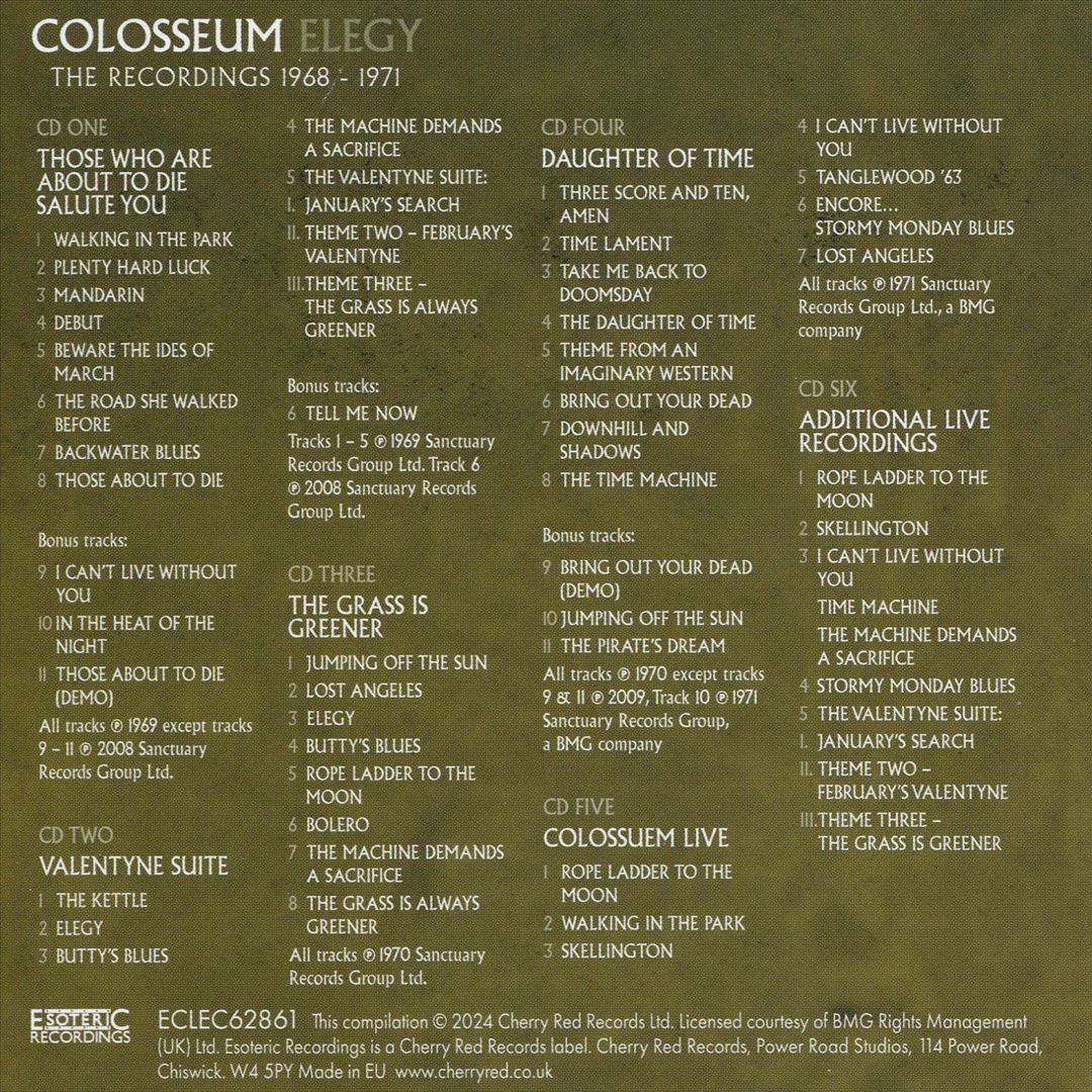 Elegy: The Recordings 1968-1971 cover art