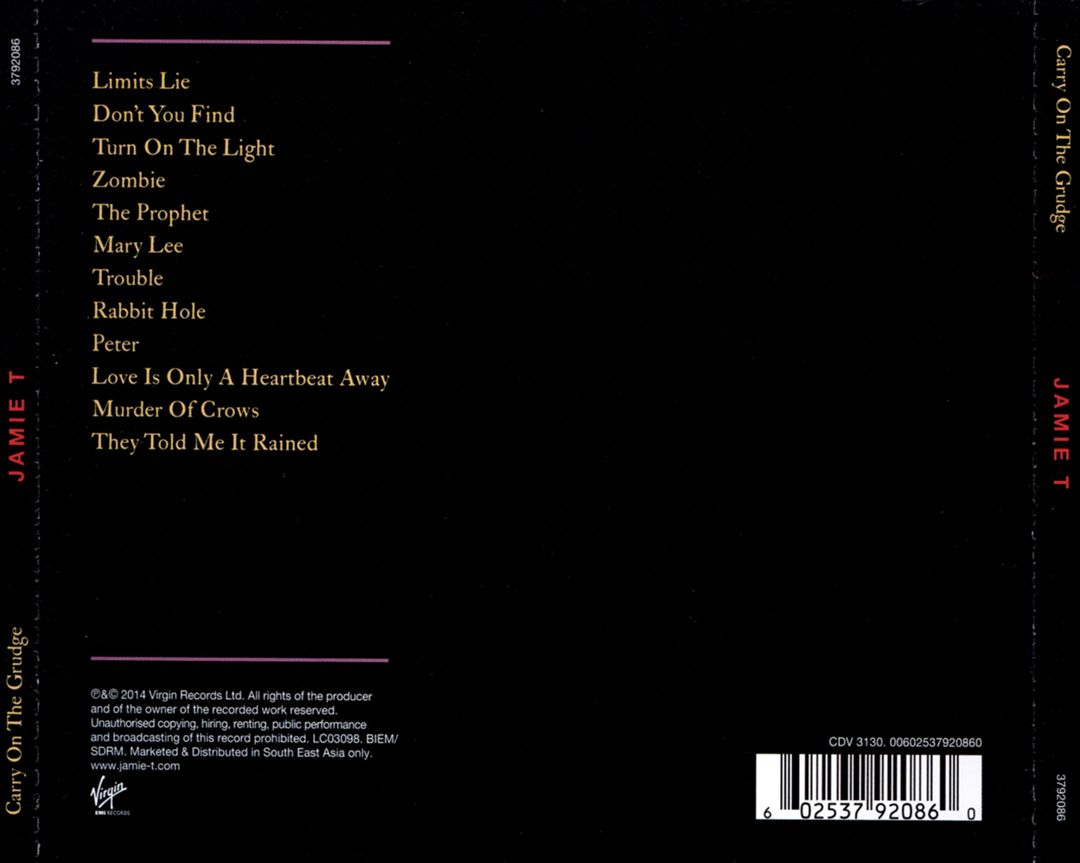 Carry on the Grudge cover art