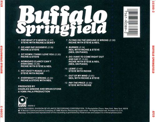 Buffalo Springfield cover art