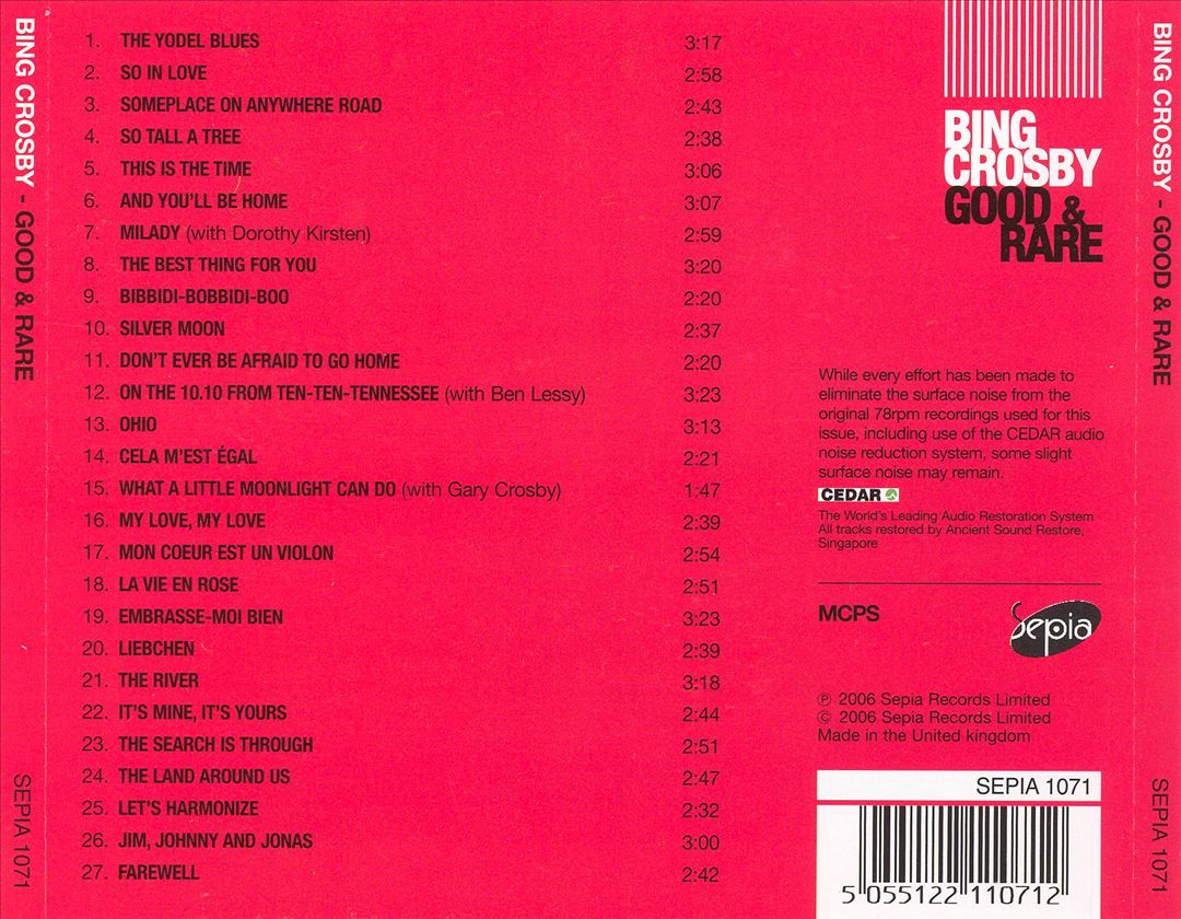 Good & Rare cover art
