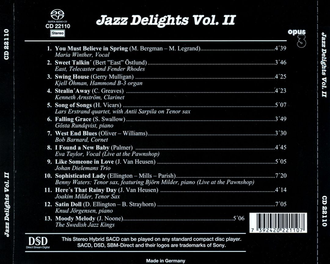 Jazz Delights, Vol. 2 cover art