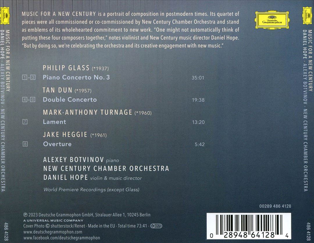 Music for a New Century cover art