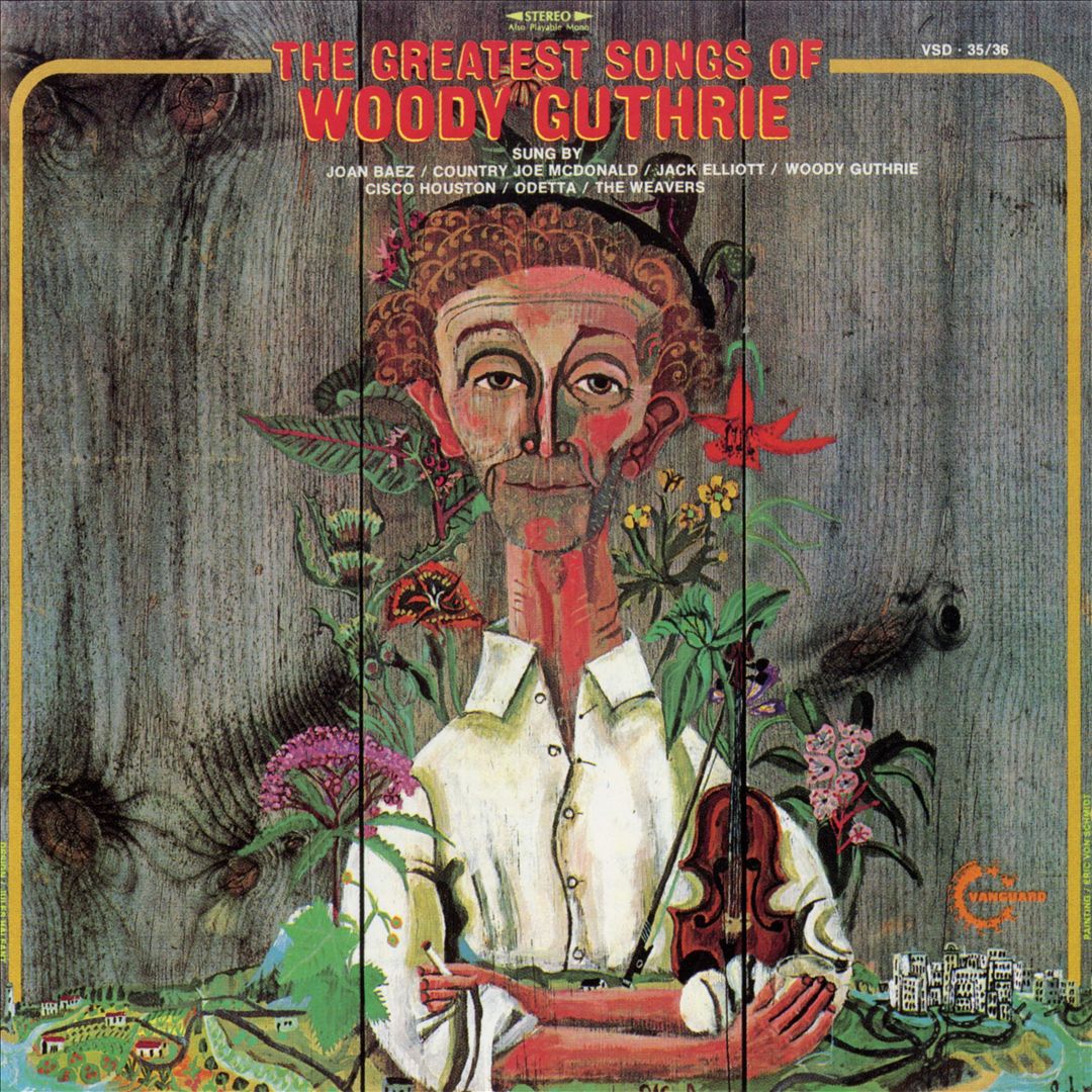 Greatest Songs of Woody Guthrie cover art