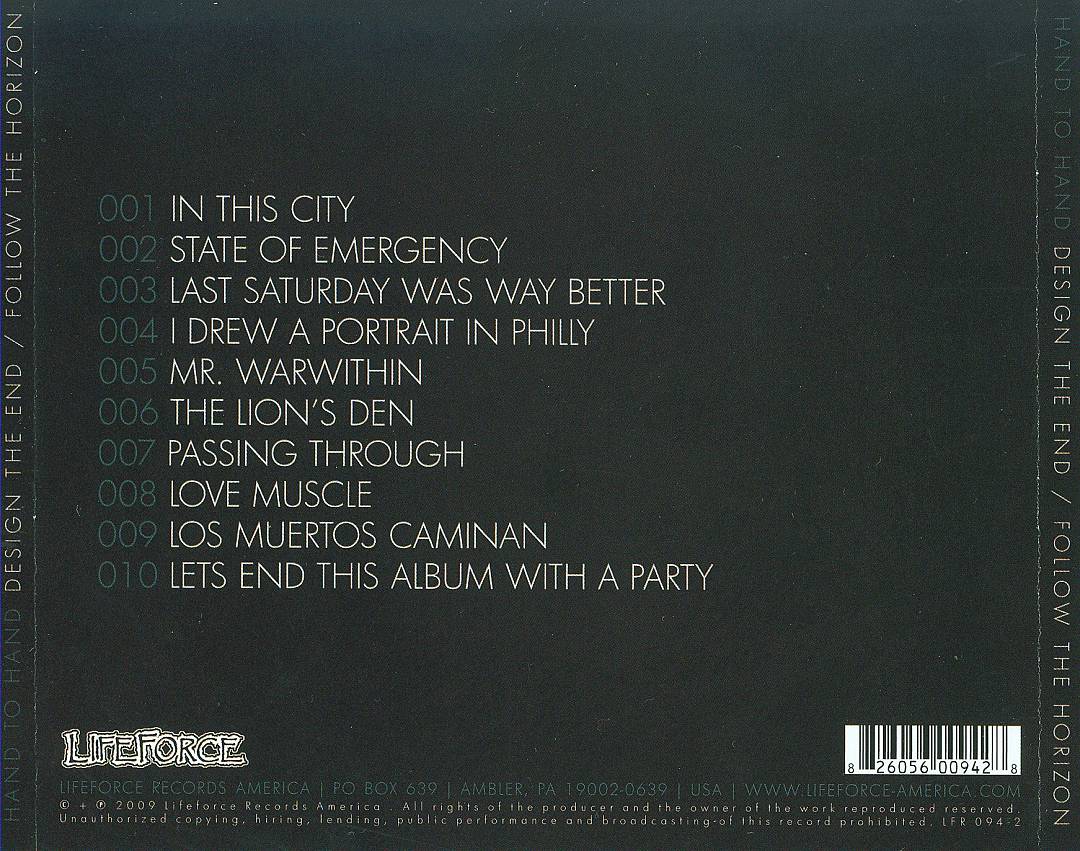 Design the End/Follow the Horizon cover art