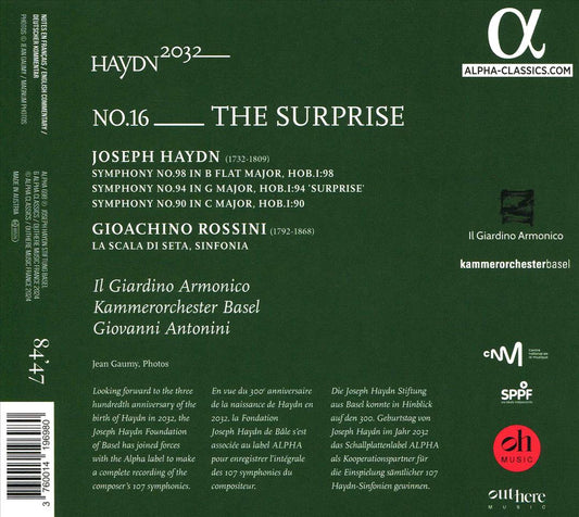Haydn2032, No. 16: The Surprise cover art