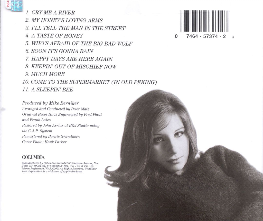 Barbra Streisand Album cover art