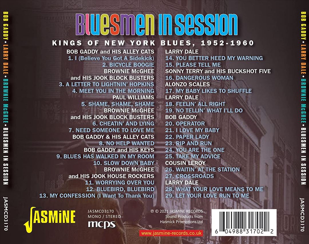 Kings of New York Blues: Bluesmen in Session 1952-1960 cover art