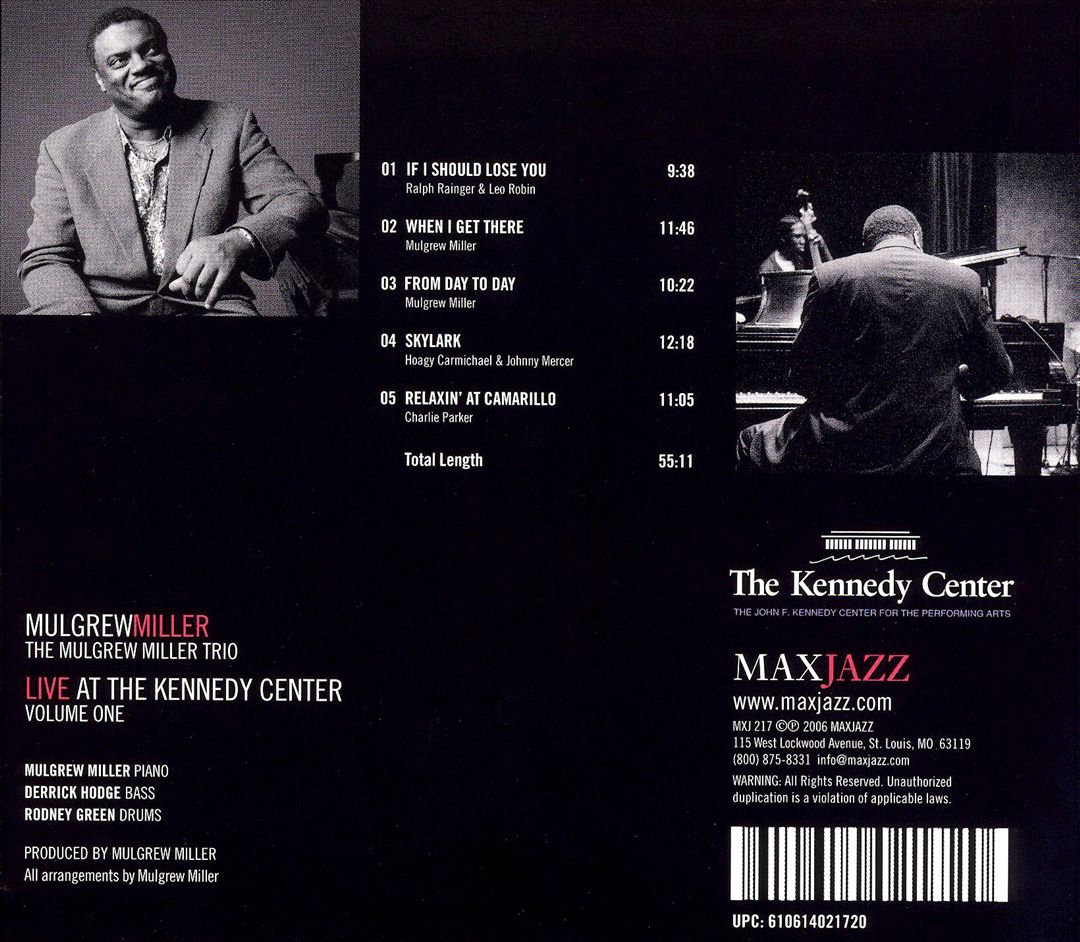 Live at the Kennedy Center cover art