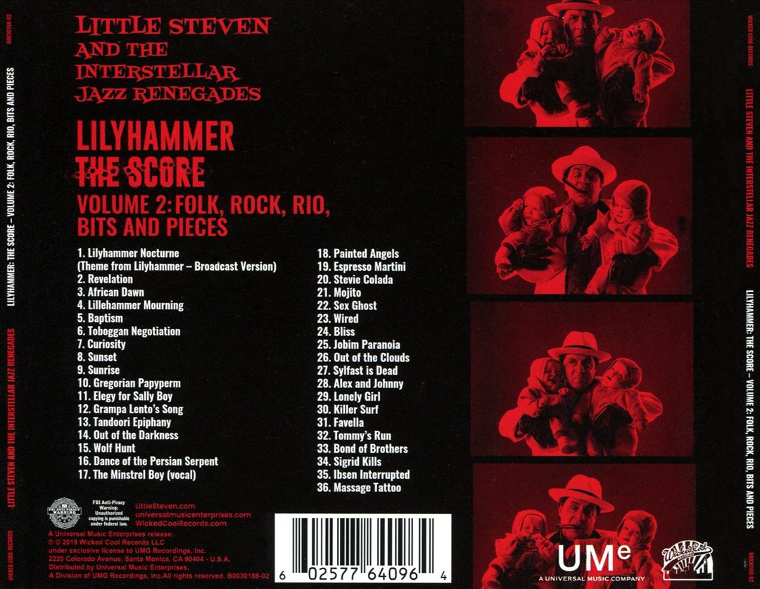 Lilyhammer the Score, Vol. 2: Folk, Rock, Rio, Bits and Pieces [Original TV Soundtrack] cover art
