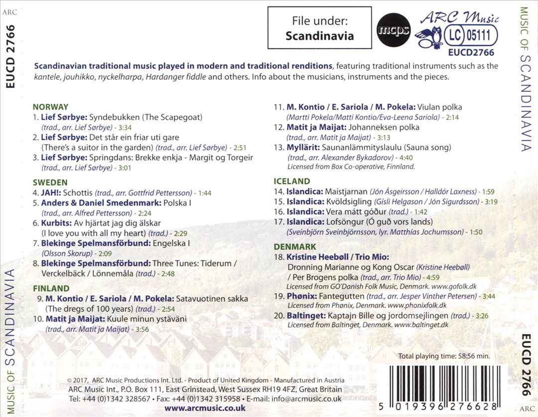 Music of Scandinavia [Arc] cover art