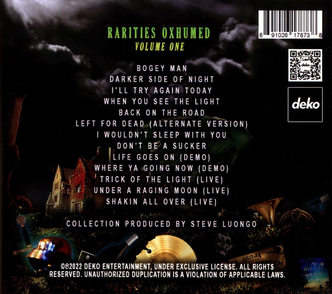 Rarities Oxhumed, Vol. 1 cover art