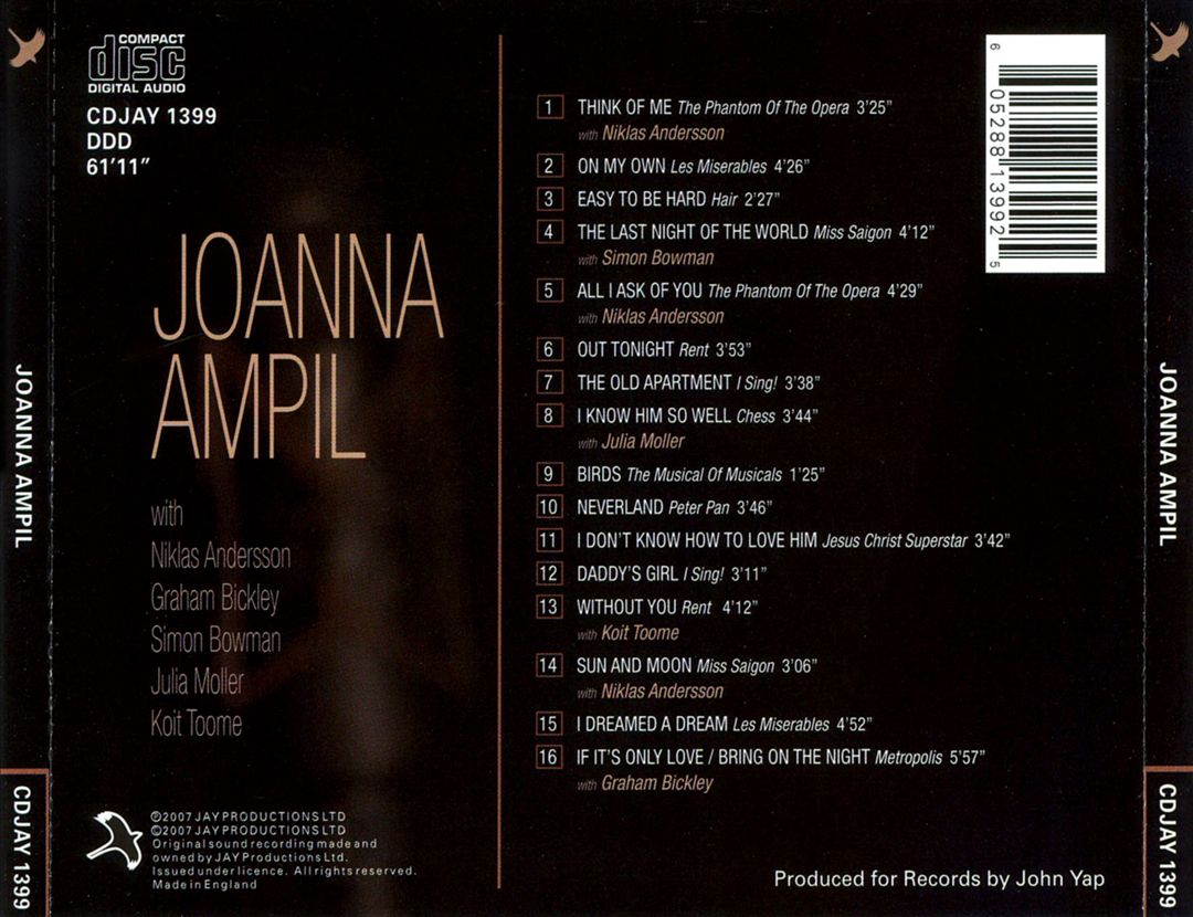 Joanna Ampil cover art