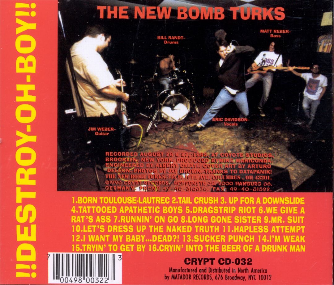 Destroy-Oh-Boy! cover art