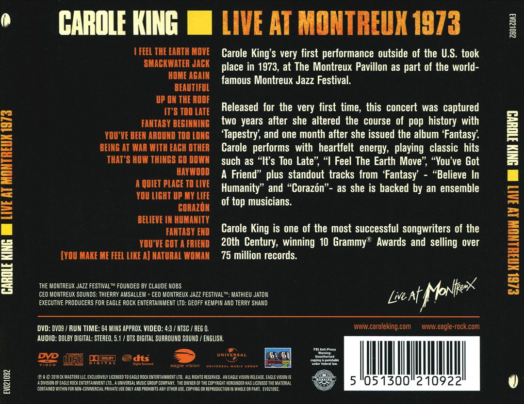 Live at Montreux 1973 [DVD/CD] cover art