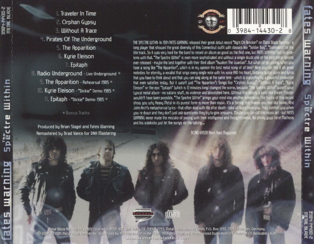 Spectre Within [Bonus Tracks] cover art