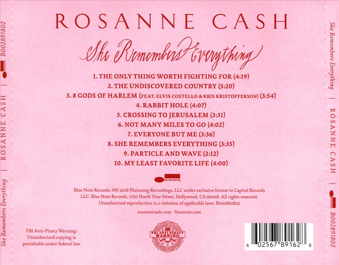 She Remembers Everything cover art