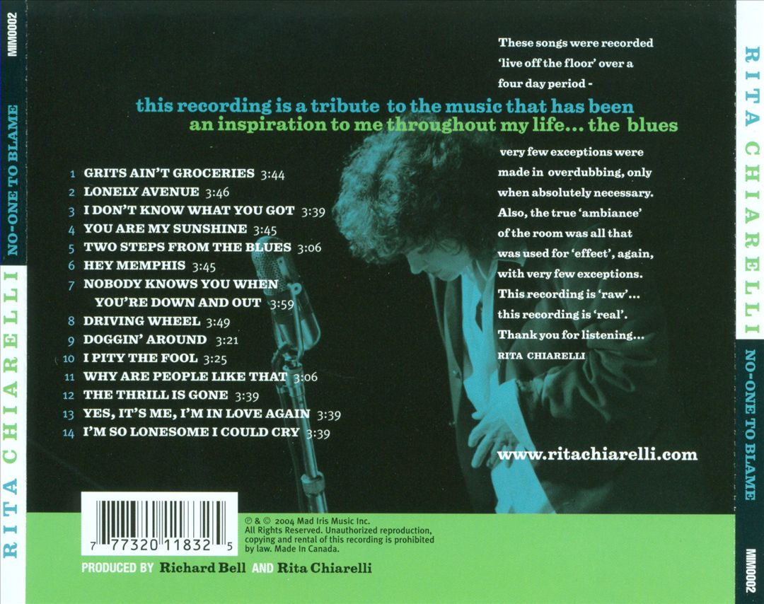 No-One to Blame cover art