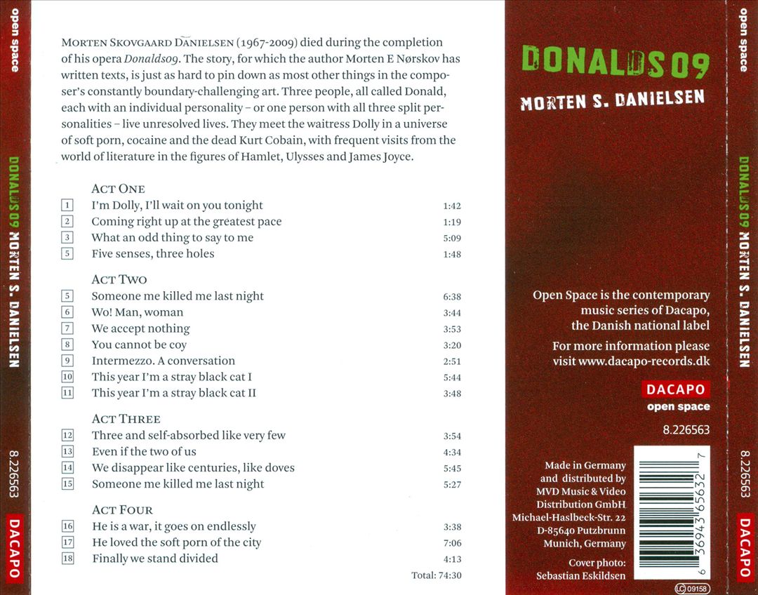 Morten S. Danielsen: Donalds09 cover art