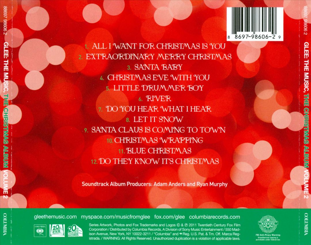 Glee: The Music - The Christmas Album, Vol. 2 cover art