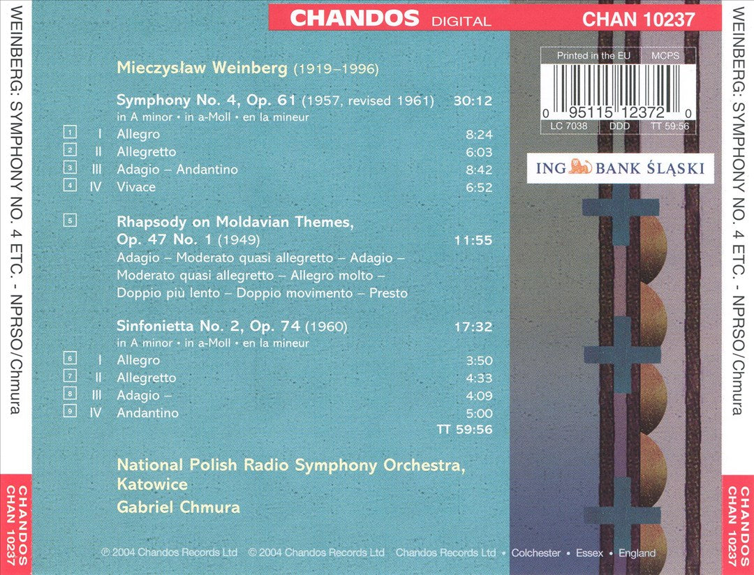 Weinberg: Symphonies, Vol. 2 cover art