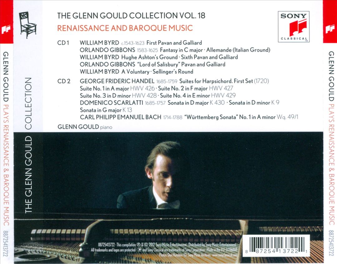 Glenn Gould Plays Renaissance & Baroque cover art
