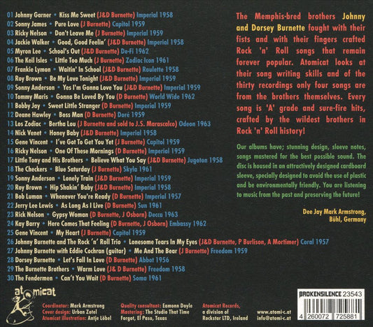 Burnette Brothers Song Book cover art