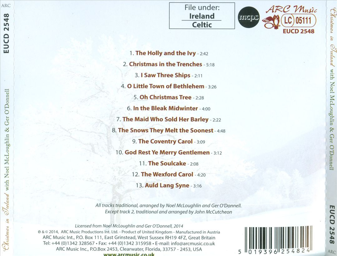 Christmas In Ireland cover art